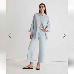 Nwt Madewell Perfect Vintage Wide Leg Crop sz.25